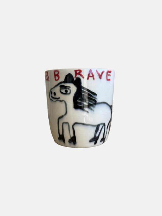 Hand-Painted Horse Mug